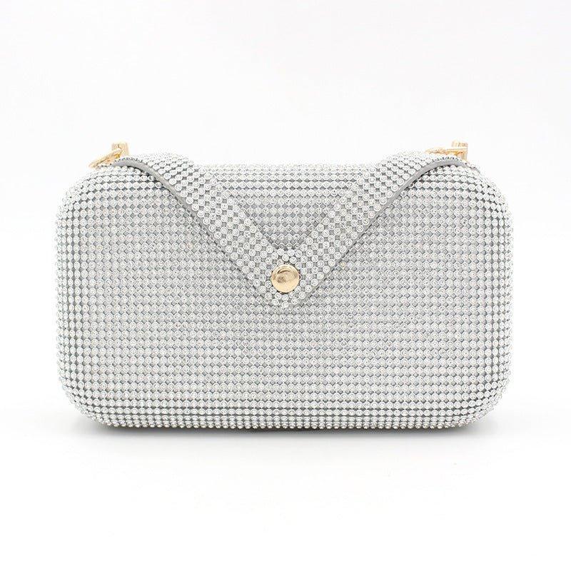 Edle V - förmige Strass - Abendtasche – Eleganz pur - Bodison