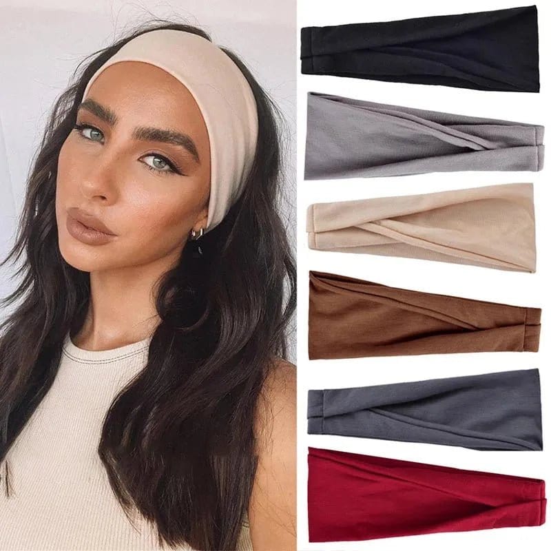 Elastisches Haarband Yoga Stirnband Fashion Turban - Bodison