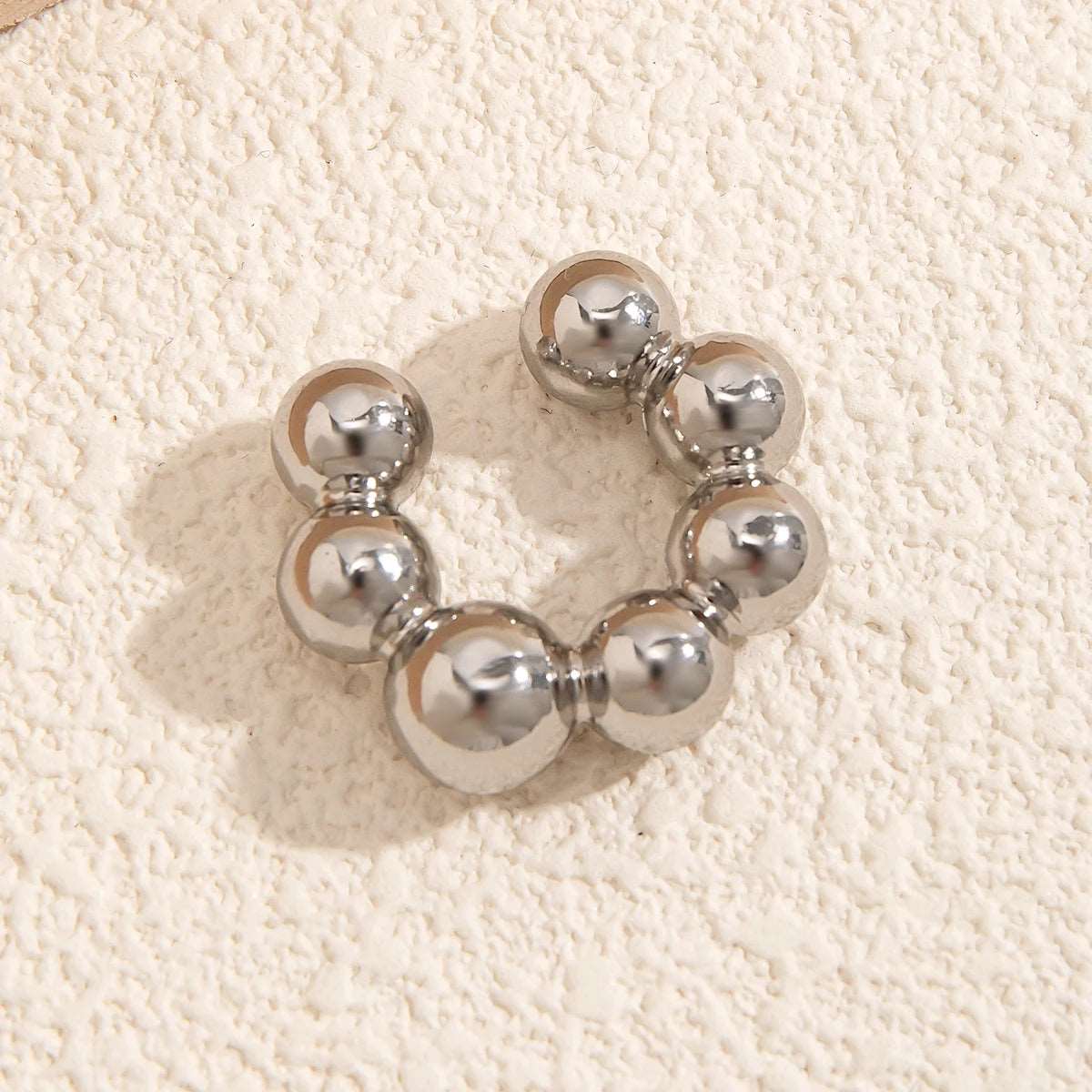 Elegante Small Ball Ear Clips – Modischer Schmuck - Bodison