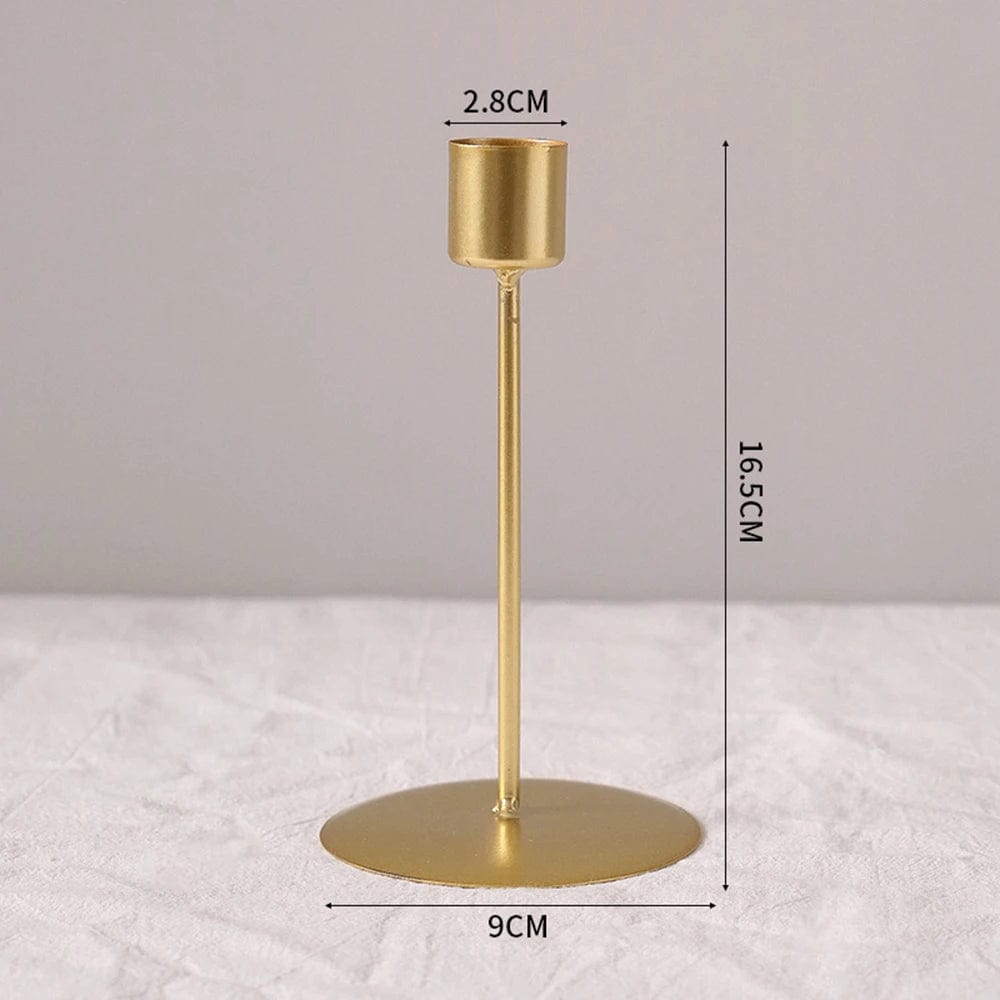 Europäischer Metall - Kerzenhalter im klassischen Stil - Bodison