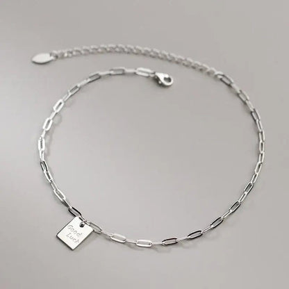 Glücksband-Fusskettchen aus 925 Sterling Silber bei Bodison