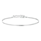 Maritimes Fusskettchen 925 Sterling Silber Damen – matt veredelt