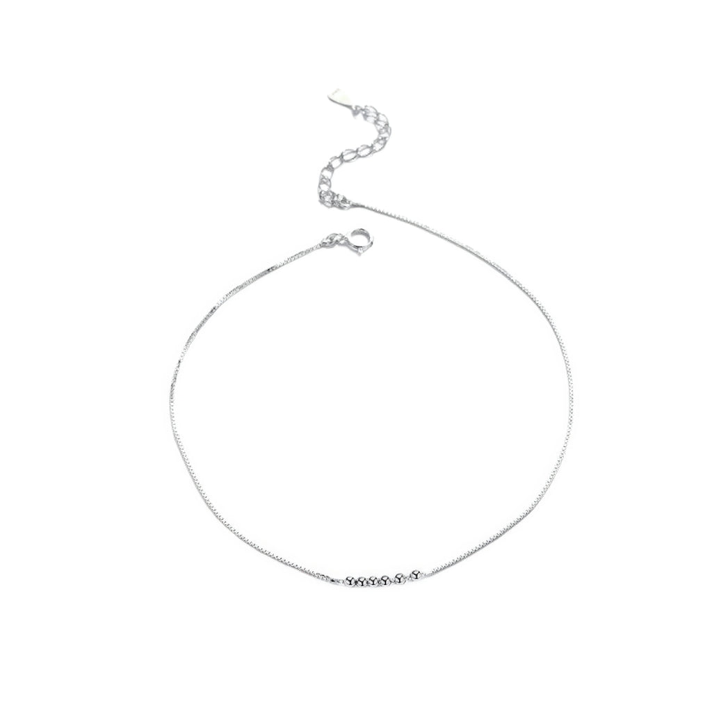 Fusskettchen Kugeln – glatt, hypoallergen, 21–25 cm verstellbar