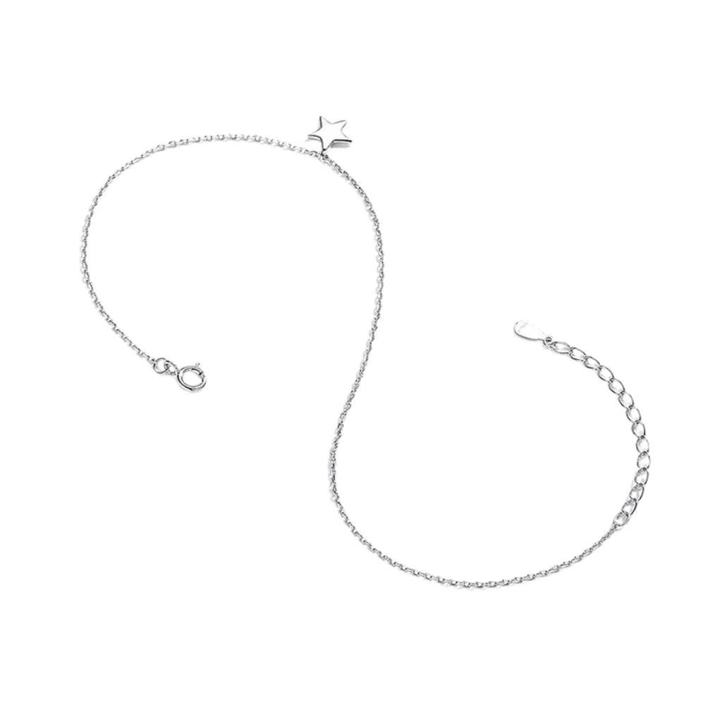 Stern-Fusskettchen – zeitloser Schmuck, verstellbare Länge