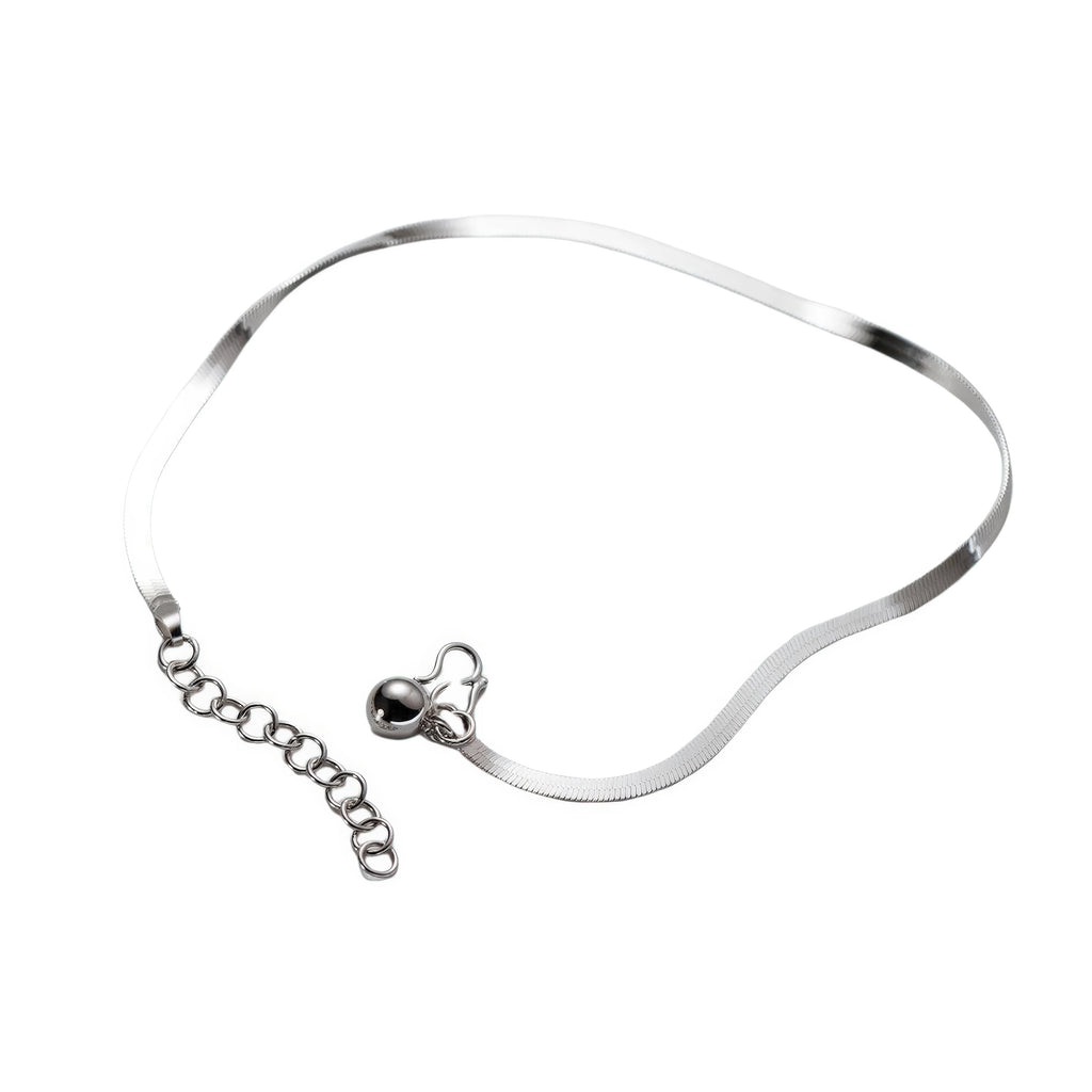 Fusskettchen Snake 925 Sterling Silber Damen Verschlussansicht