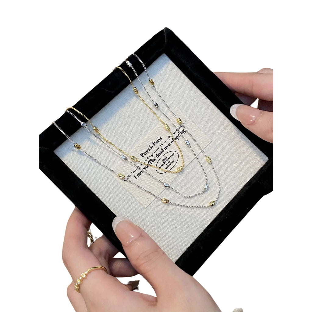 Glanzperlenkette aus 925 Silber – fein strukturiert, klar glänzend, mit sanften Lichtreflexen