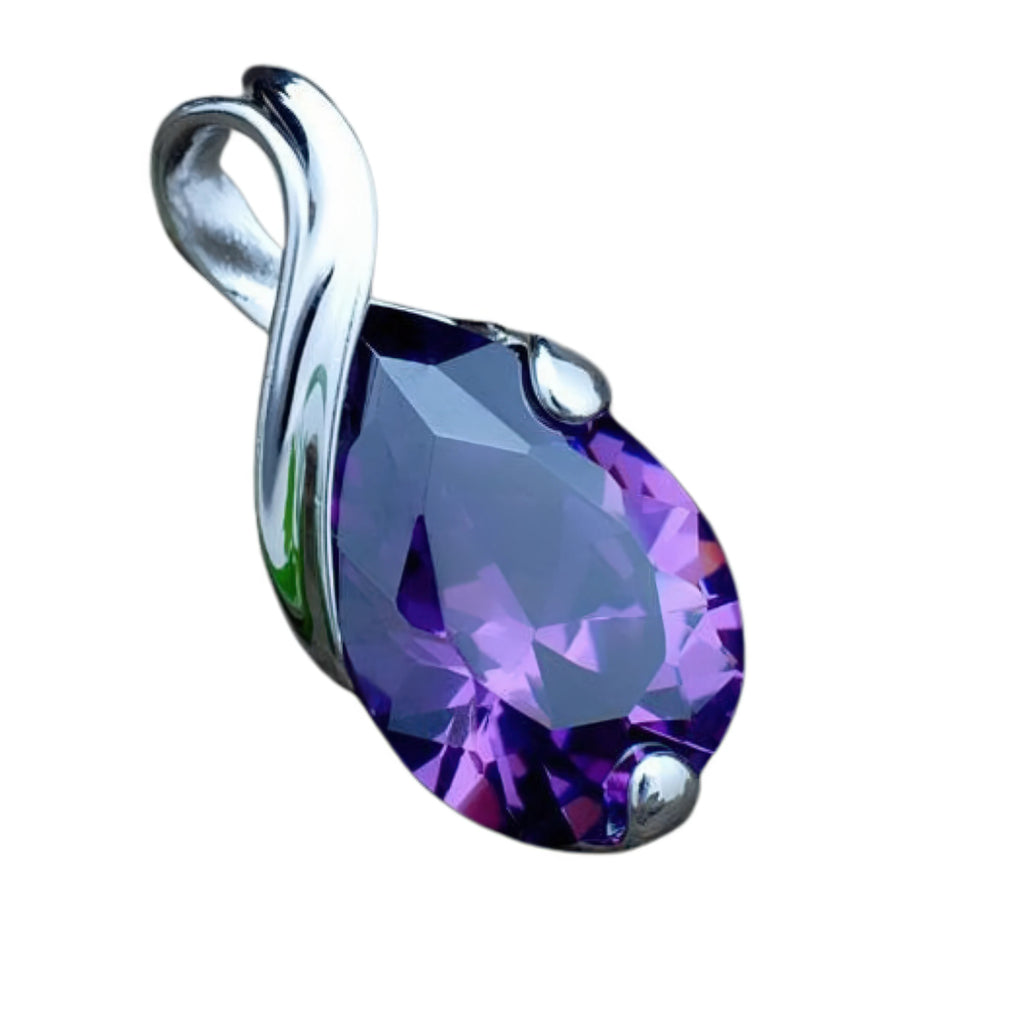 Flatlay der Zirkonia Gleiterkette – minimalistisches Design mit freier Bewegung in Silberoptik