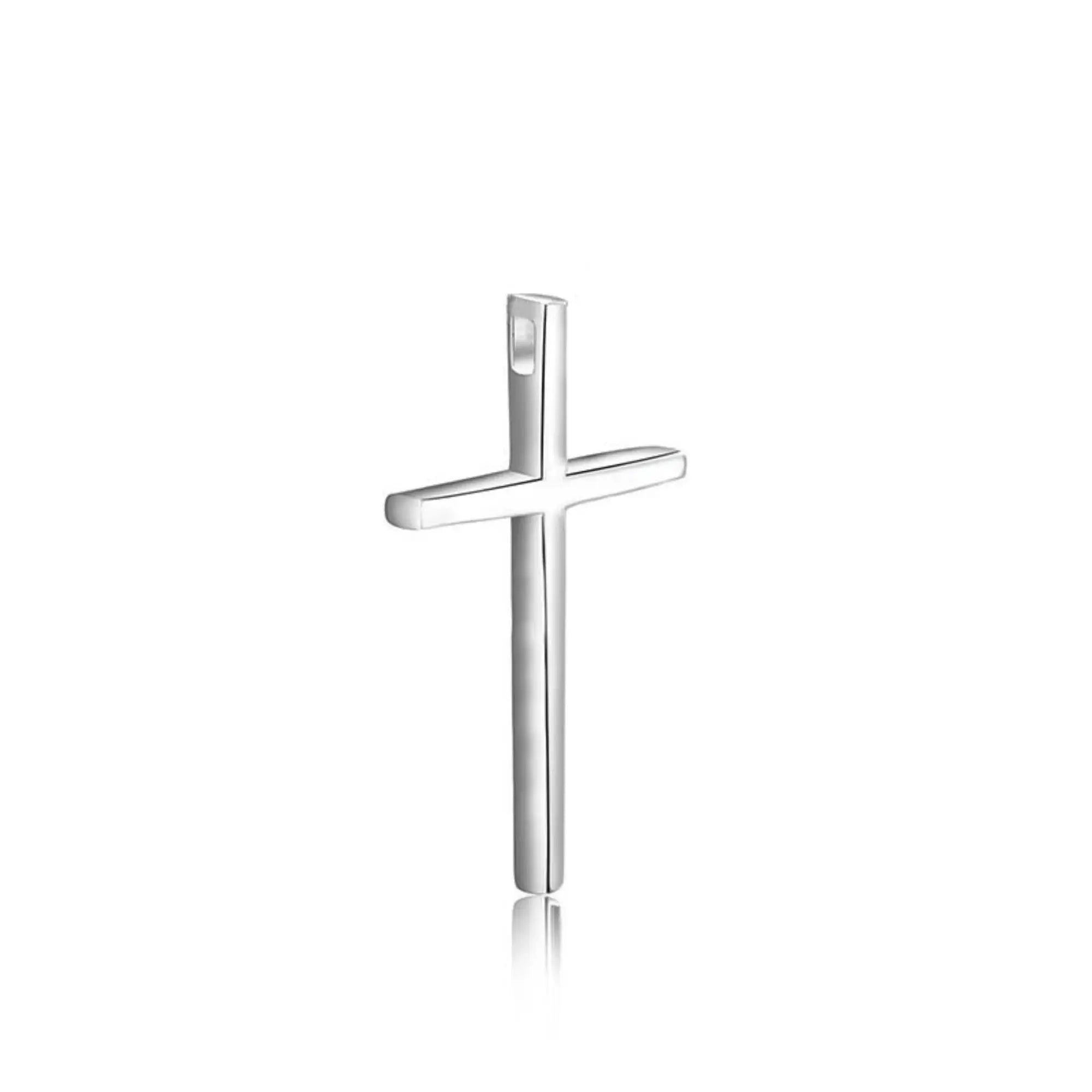 Kleiner, minimalistischer Kreuzanhänger aus Sterling Silber