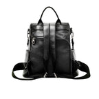 Rückseite mit Schultergurten und sicherem Reissverschlussfach