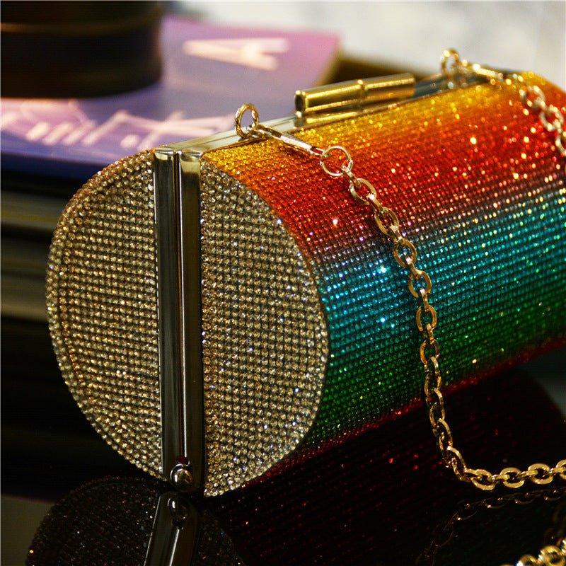 Luxus Diamant Handtasche – Regenbogen Gradient Glanz - Bodison