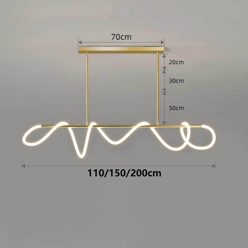 Moderne LED - Pendelleuchten - Bodison