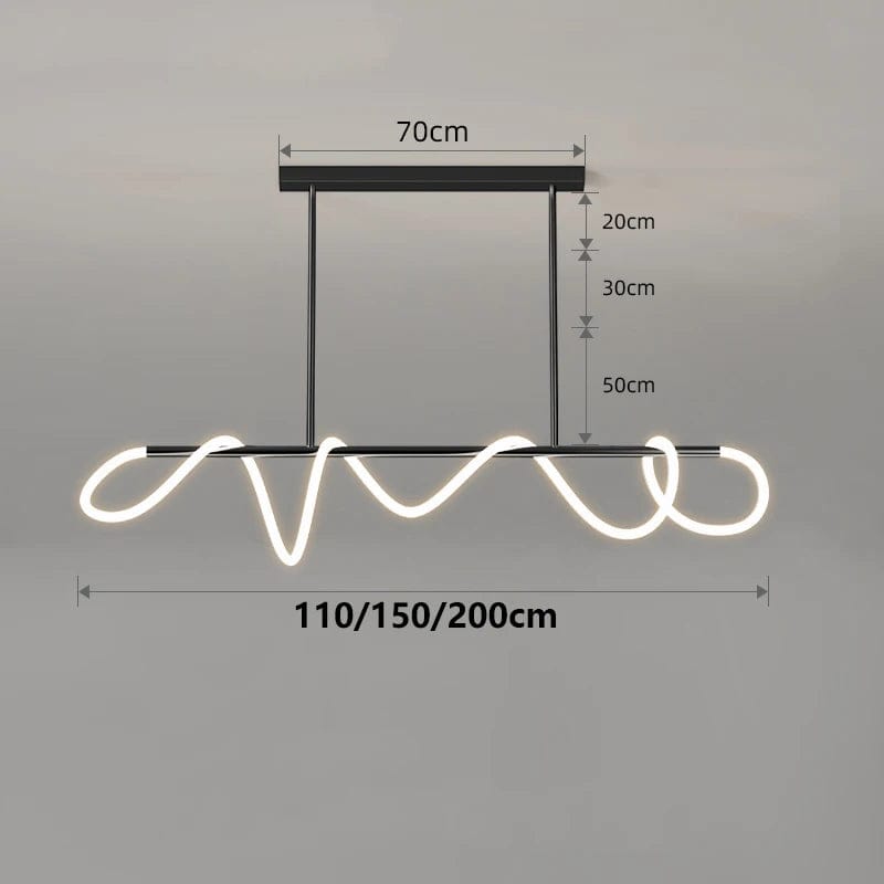 Moderne LED - Pendelleuchten - Bodison