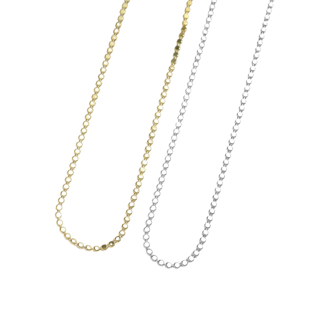 Rundgliederkette aus 925 Silber – fein, ruhig und klar strukturiert für Layering oder Solo-Looks