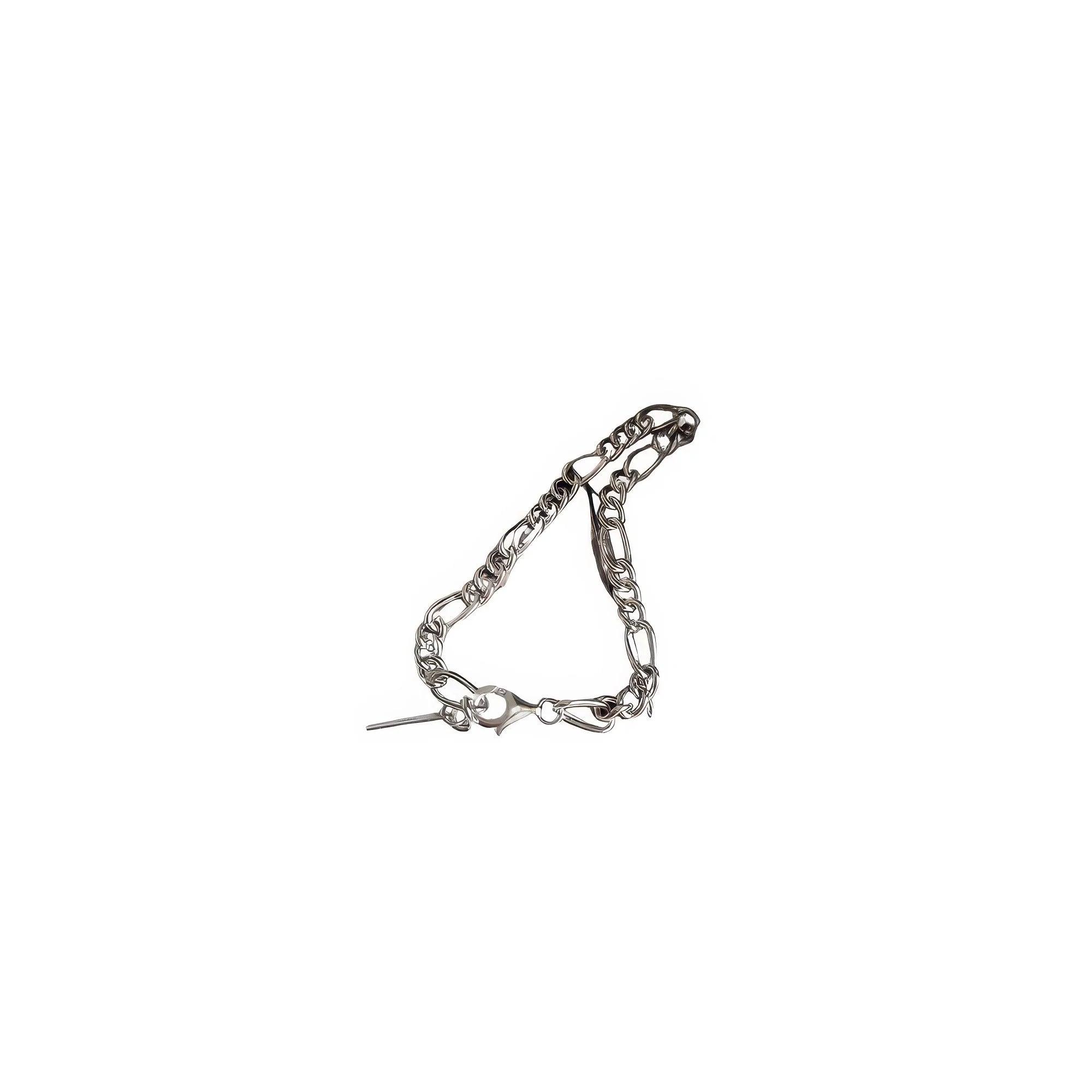 Flach arrangiertes Silberarmband – modernes Design mit Klarheit und Struktur in 925 Silber