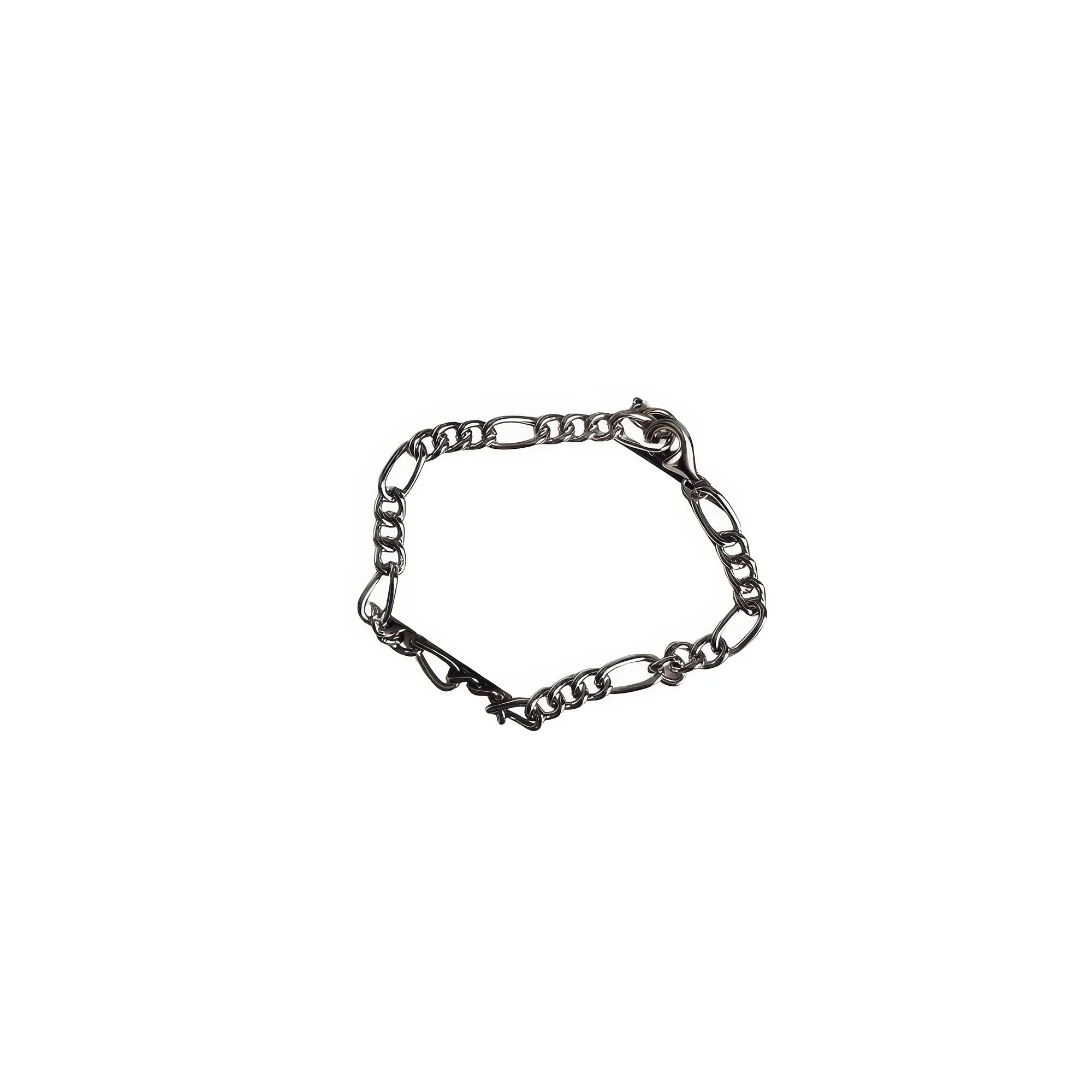 Studioaufnahme des modernen Silberarmbands – klare Glieder, feiner Glanz, 925 Silber