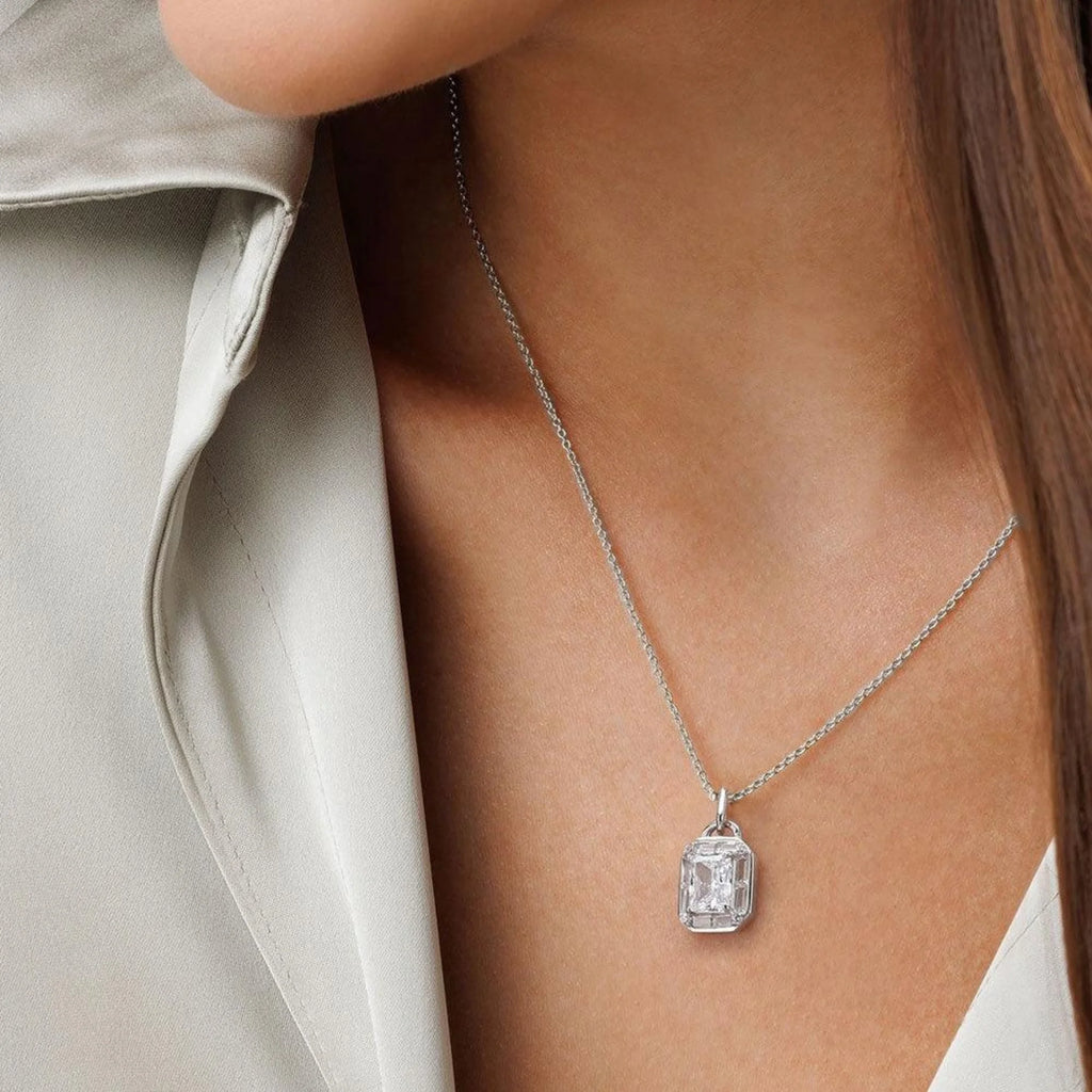 Zirkoniakette im Businesslook getragen – dominant, stilvoll, hochwertig verarbeitet aus 925 Silber