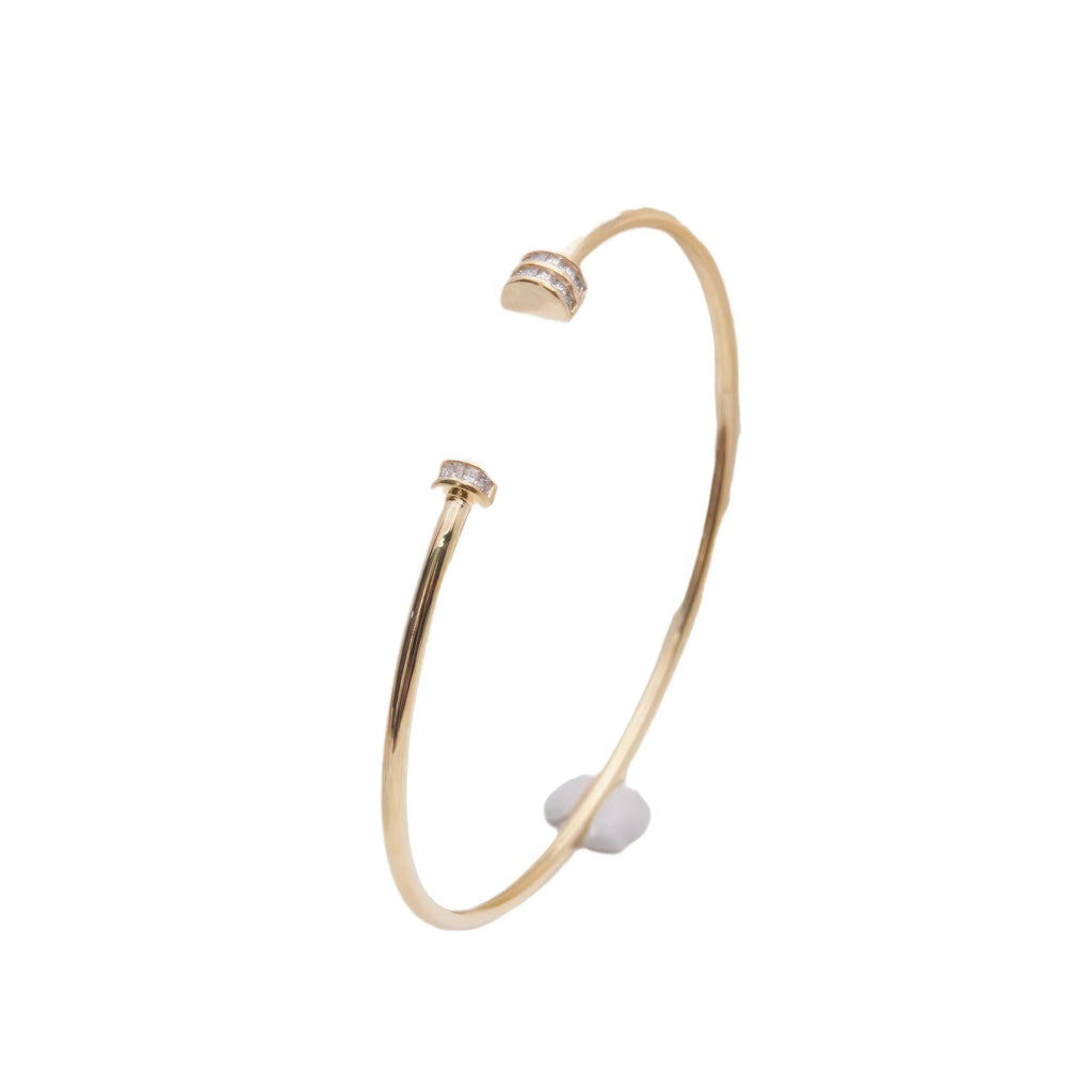 Roségoldenes Armband mit Zirkoniabesatz – zart, verstellbar und ideal als Geschenk